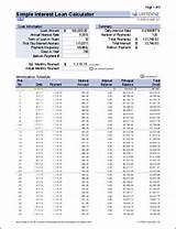 Interest Only Loan Calculator Xls Images