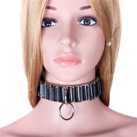 Sexy Collar Ring Pu Leather Slave Sex Toys For Women In Adult Games Bdsm Fetish Bondage