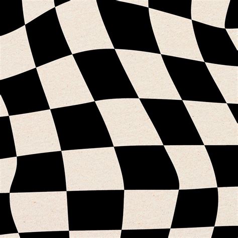 Checkerboard Grid Trippy Wavy Pattern Design Cute Backgrounds Cute