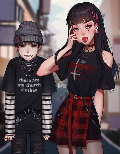 Discussion regarding fake/replica clothing or shoes is prohibited. Egirl and eboy in 2020 | Girls cartoon art, Bad clothes ...