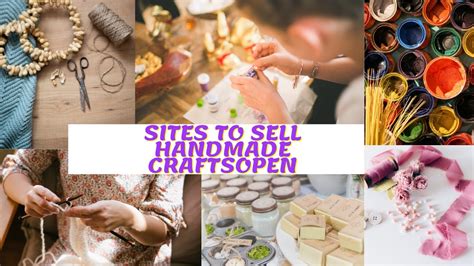 18 Best Sites To Sell Handmade Crafts Online Today Youtube