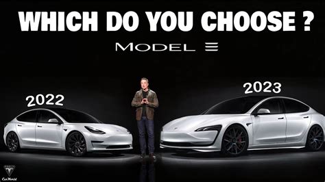 Comparing Tesla S New 2023 Model 3 To The Older Model 3 YouTube
