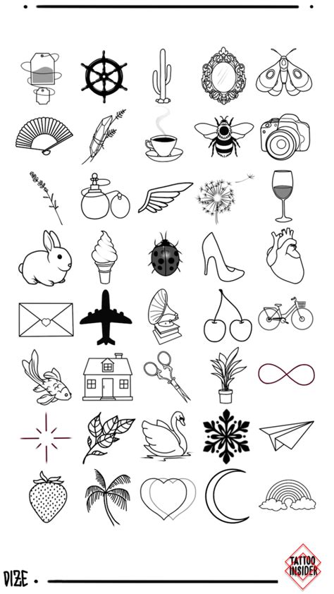 160 Original Small Tattoo Designs Tattoo Insider Cute Small Tattoos
