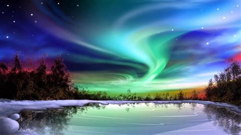 World Visits Alaska Northern Lights Natural Beauty Of The Sky