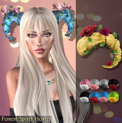 Deep Space Sims 4 Horns Necklace Arm Warmers And Dress