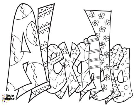 Make A Coloring Page With Your Name Coloringpagec