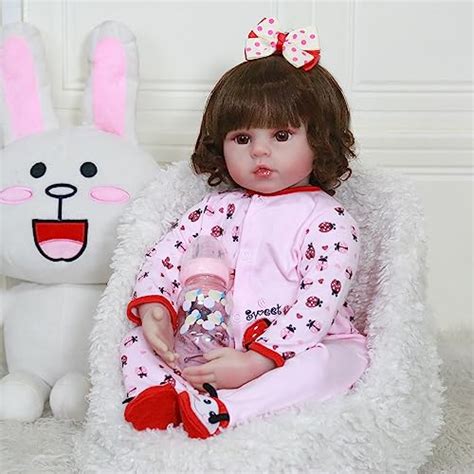 Charex Reborn Baby Dolls Toddler Girls 22 Inch Lifelike Baby Doll