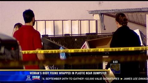 Womans Body Found Wrapped In Plastic Near Dumpster In Vista