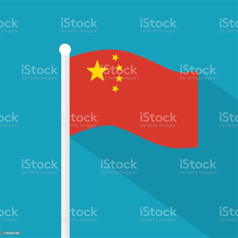 China Flag Icon Stock Illustration Download Image Now Asia Beijing