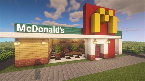 Minecraft How To Build A Mcdonalds Youtube