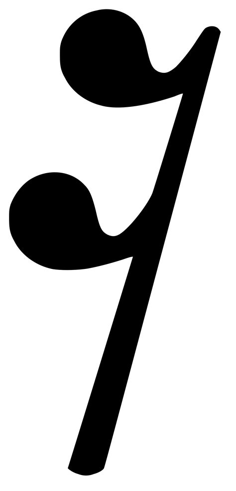 Eighth Note Rest Symbol Clipart Best