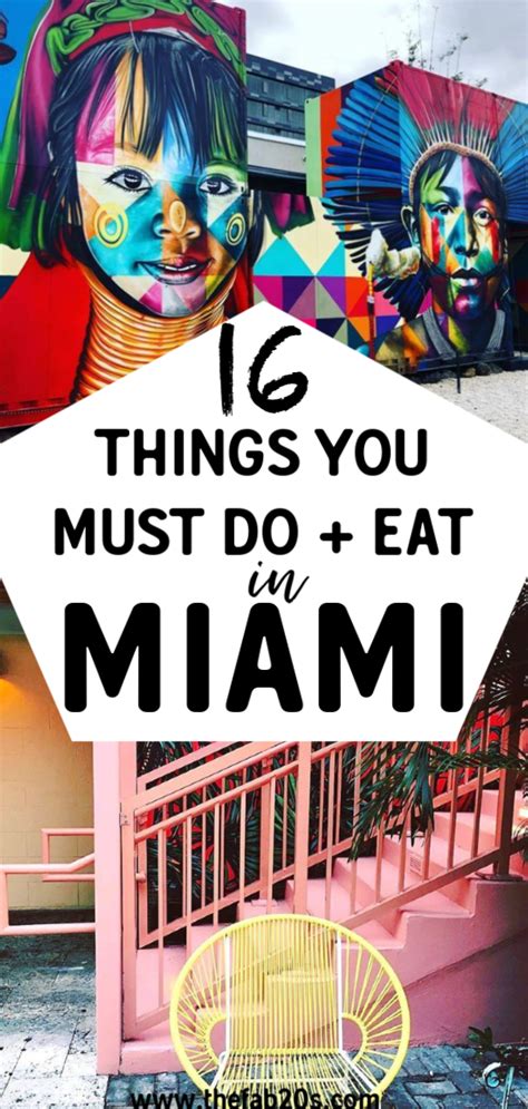 16 Things You Must Do and Eat In Miami - TheFab20s | Miami travel