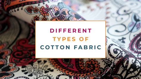 Different Types Of Cotton Fabric The Creative Curator