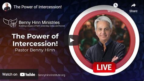 Pastor Benny Hinn Sermon The Power Of Intercession Naijapage