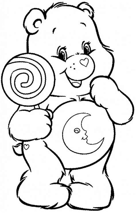 Ursinhos Carinhosos Colorir Care Sketch Coloring Page