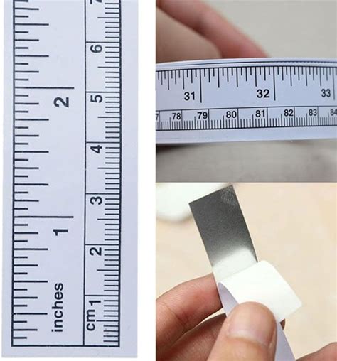 59 Inch150cm Self Adhesive Measure Tape Vinyl Self Adhesive Rulers