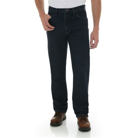Rustler Wrangler Rustler Mens Regular Fit Boot Cut Cotton Jeans