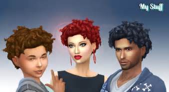 Tight Curls Conversion At My Stuff Sims 4 Updates