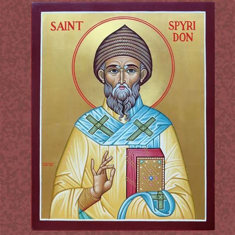 St Spyridon Of Trimethous Paint Icon Monastery Icons Byzantine Icons