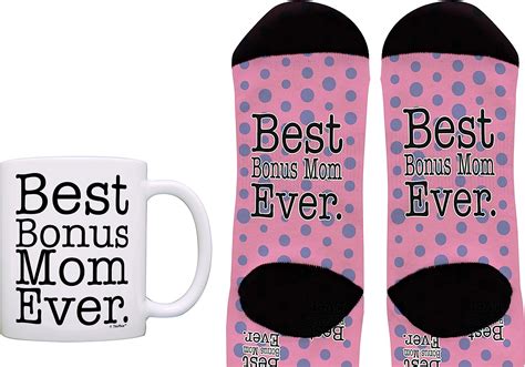Amazon Com Stepmom Gifts Best Step Mom Ever Socks Mug Mothers Day Socks Stepmom Sock Mug