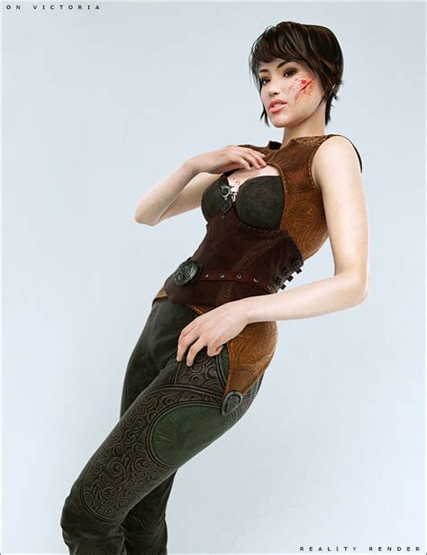 Leather Fantasy Armor For Genesis 2 Females Daz 3d