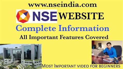 How To Use Nse Website Nseindia Website Full Tutorial In Hindi Pe