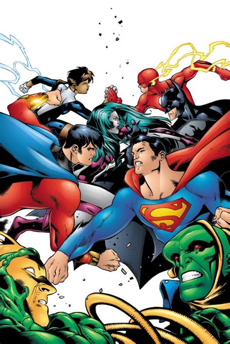 Legion Of Super Heroes Vs Justice League Comic Art