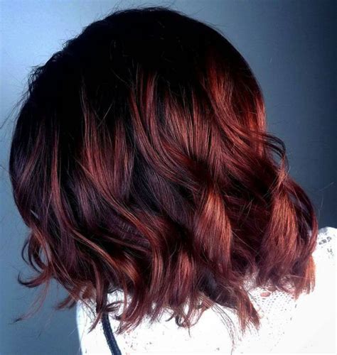 25 Red Balayage Hair Colors For Trends 2017 Short Hair Balayage Fall