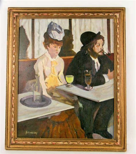 Unknown Paris Cafe Scene Impressionist Painting At 1stdibs