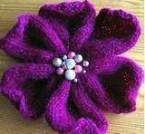 Knitted Flower Pattern Pictures