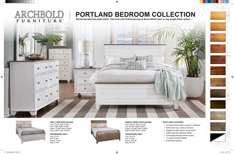 Archbold Furniture Portland Queen Elevated Storage Bed With 6 Drawers