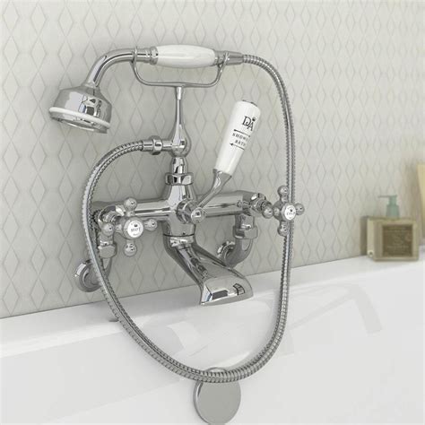 Downton Abbey Traditional Bath Shower Mixer Tap Chrome At Victorian