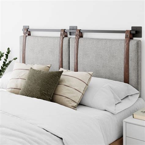 Nathan james is the furniture company built for this generation. Nathan James Harlow King Wall Mount Headboard, Faux Leather Upholstered Headboard, Adjustable ...