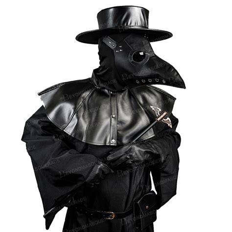 Plague Doctor Costume Full Steampunk Halloween Mask Robe Etsy