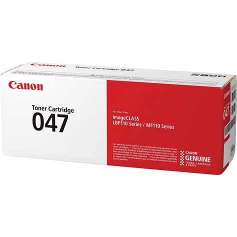 Canon 047 Original Toner Cartridge Black 1 Each Quantity Walmart