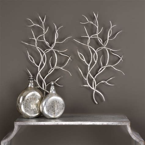 Silver Branches Metal Wall Decor S2 Uttermost