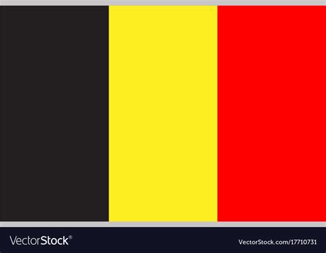 The flag ratio of the belgium flag is very unusual and described as 13:15. Belgium flag Royalty Free Vector Image - VectorStock