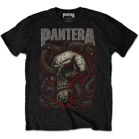 Pantera Unisex T Shirt Serpent Skull Tee Shirts Rough Trade