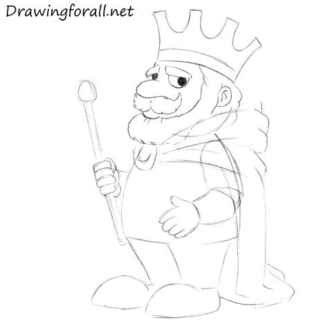 How To Draw A Cartoon King
