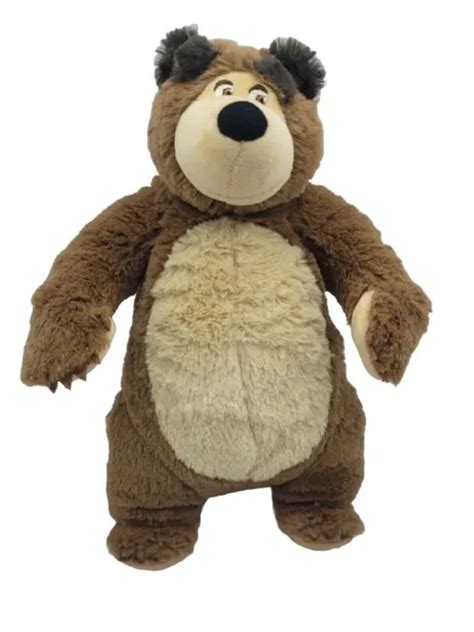 Masha And The Bear 10plush Cuddly Soft Toy Teddy Simba Toys Bear £1099 Picclick Uk