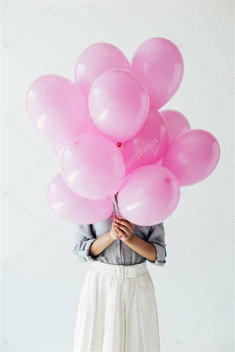 Woman Holding Balloons — Stock Photo © Igortishenko 167489636