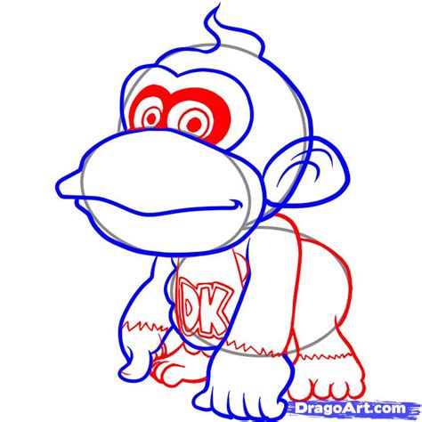 Donkey Kong Drawing Free Download On Clipartmag