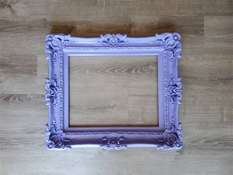 12x16 Lavender Picture Frame Shabby Chic Frames For Canvas Art Paint