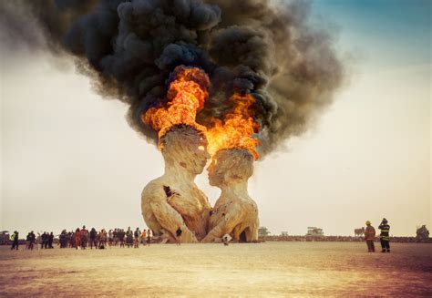 It Stood For Four Days And Then We Burned It Down On Purpose Burning Man Burning Men