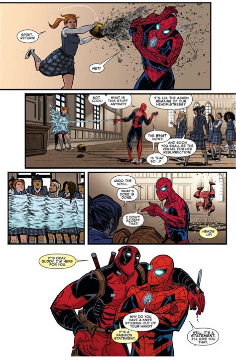 Spider Man Is Deadpools Heartmate Deadpool And Spiderman Spiderman Comic Deadpool