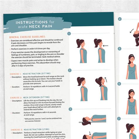 Instructions For Acute Neck Pain Adult And Pediatric Printable