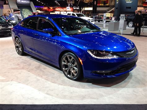 The All New 2015 Chrysler 200 In Vivid Blue Pear At The Chicago Auto