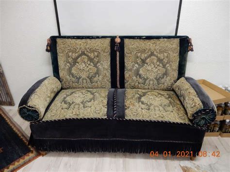 Es gibt eine große auswahl in den verschiedensten formen und farben. 2-er Sofa antik - ca. 1850-1900
