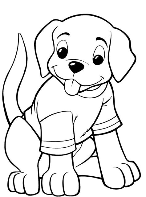 Depicted here are both puppies in realistic and animated settings for the little artists to paint and enjoy. Print & Download - Draw Your Own Puppy Coloring Pages