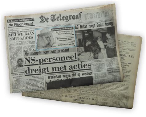 De Geschiedenis Van De Telegraaf Telegraaf Archief